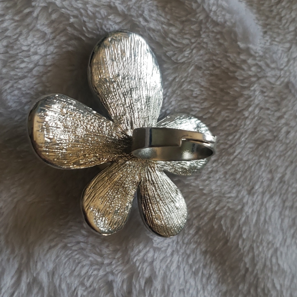 Adjustable Statement Cocktail Ring - image 4